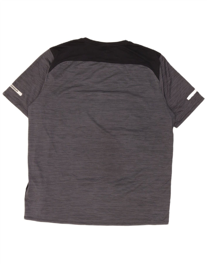 Under Armour Ανδρικό T-Shirt Top XL Grey Colourblock Polyester