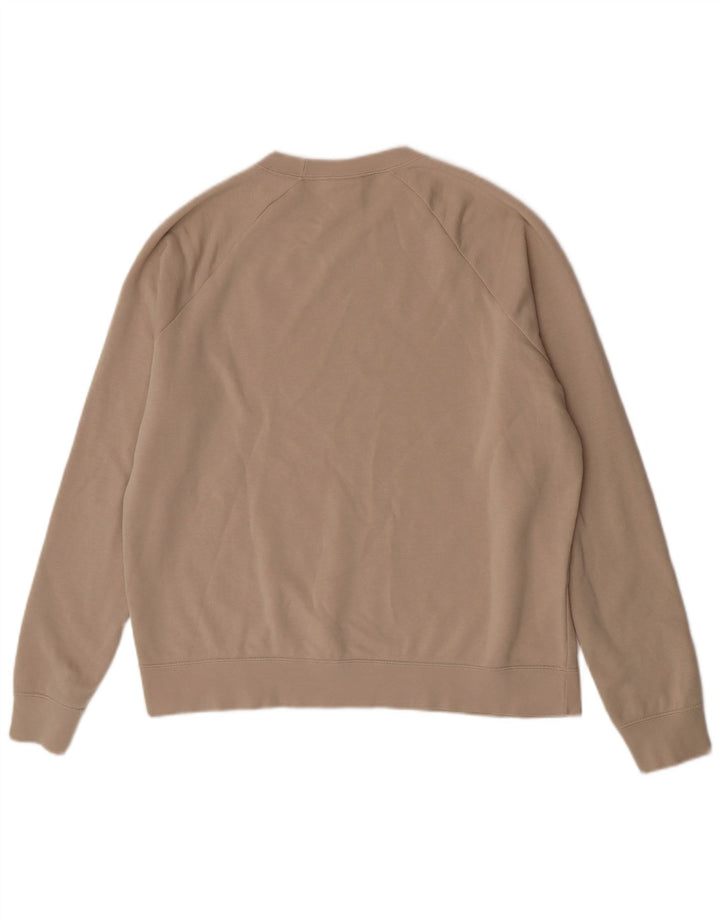 Γυναικείο φούτερ μεγάλου μεγέθους Nike Jumper UK 18 XL Μπεζ βαμβακερό