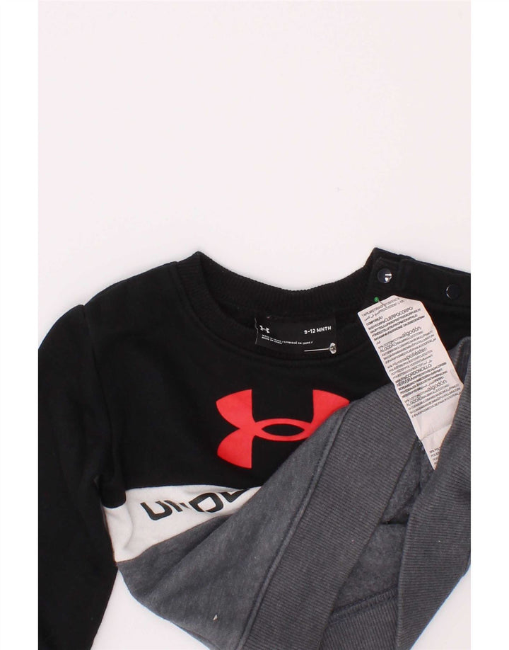 Under Armour Baby Boys Graphic Φούτερ Jumper 9-12 Μηνών Μαύρο