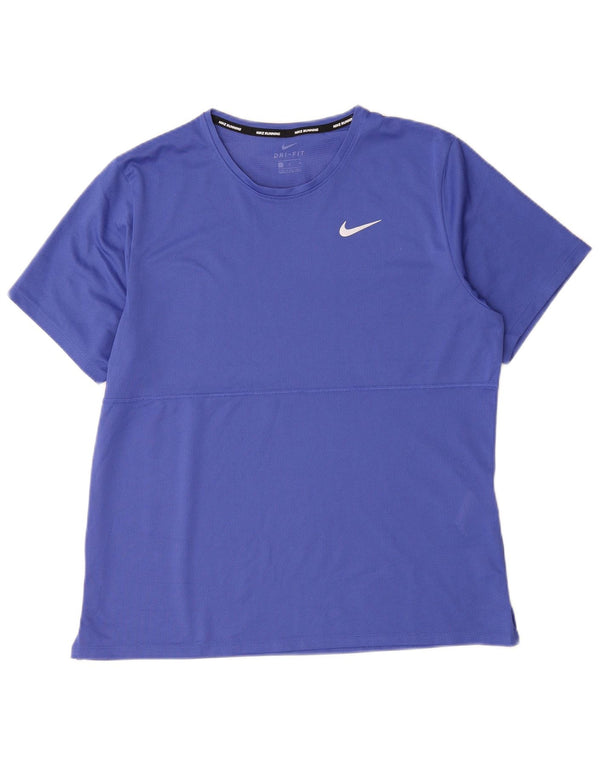 Ανδρικό μπλουζάκι Nike Dri Fit Top Large Blue Polyester