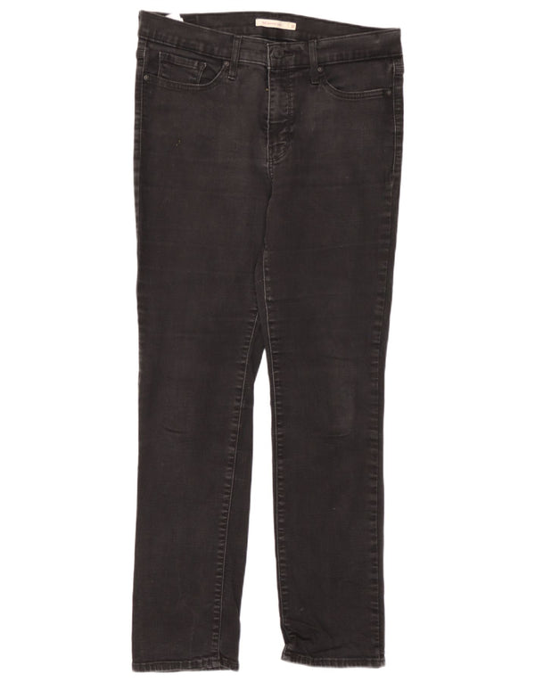 Levi's Womens 312 Shaping Slim Jeans W31 L30 Μαύρο βαμβακερό