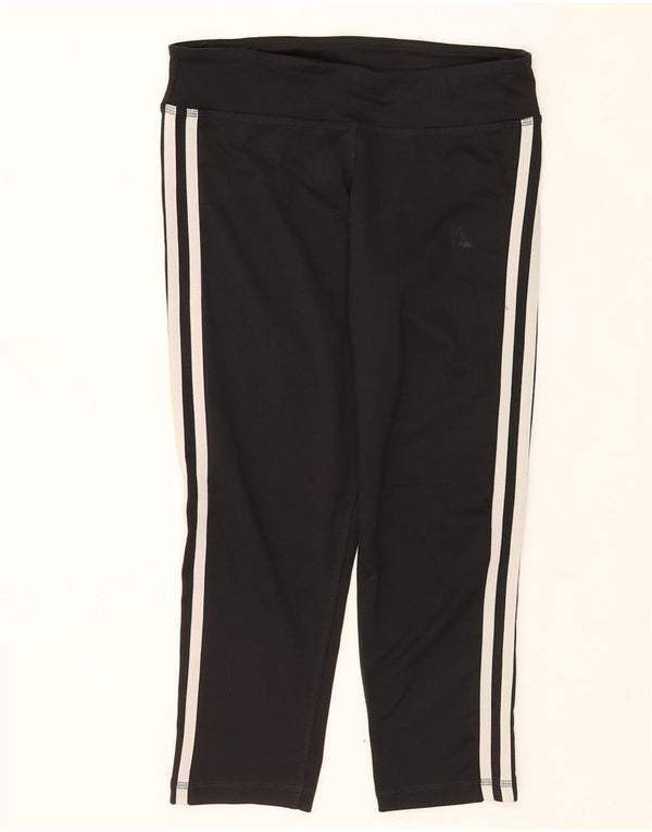 Γυναικεία κολάν ADIDAS Climalite Capri UK 8/10 Small Black Polyester
