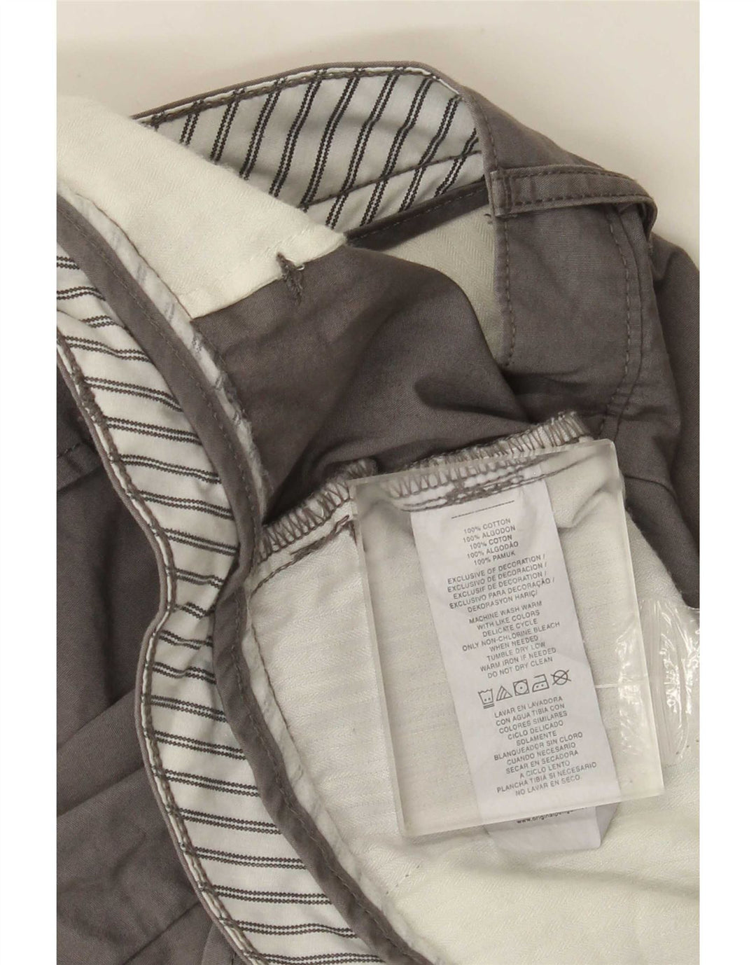 Ανδρικό παντελόνι Penguin Cropped W54 L25 Γκρι βαμβακερό