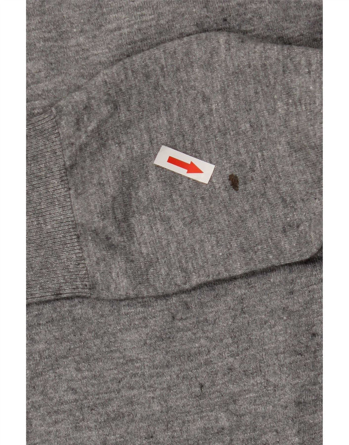 Ανδρικό πουλόβερ Zara Crew Neck Jumper Μικρό γκρι βισκόζη