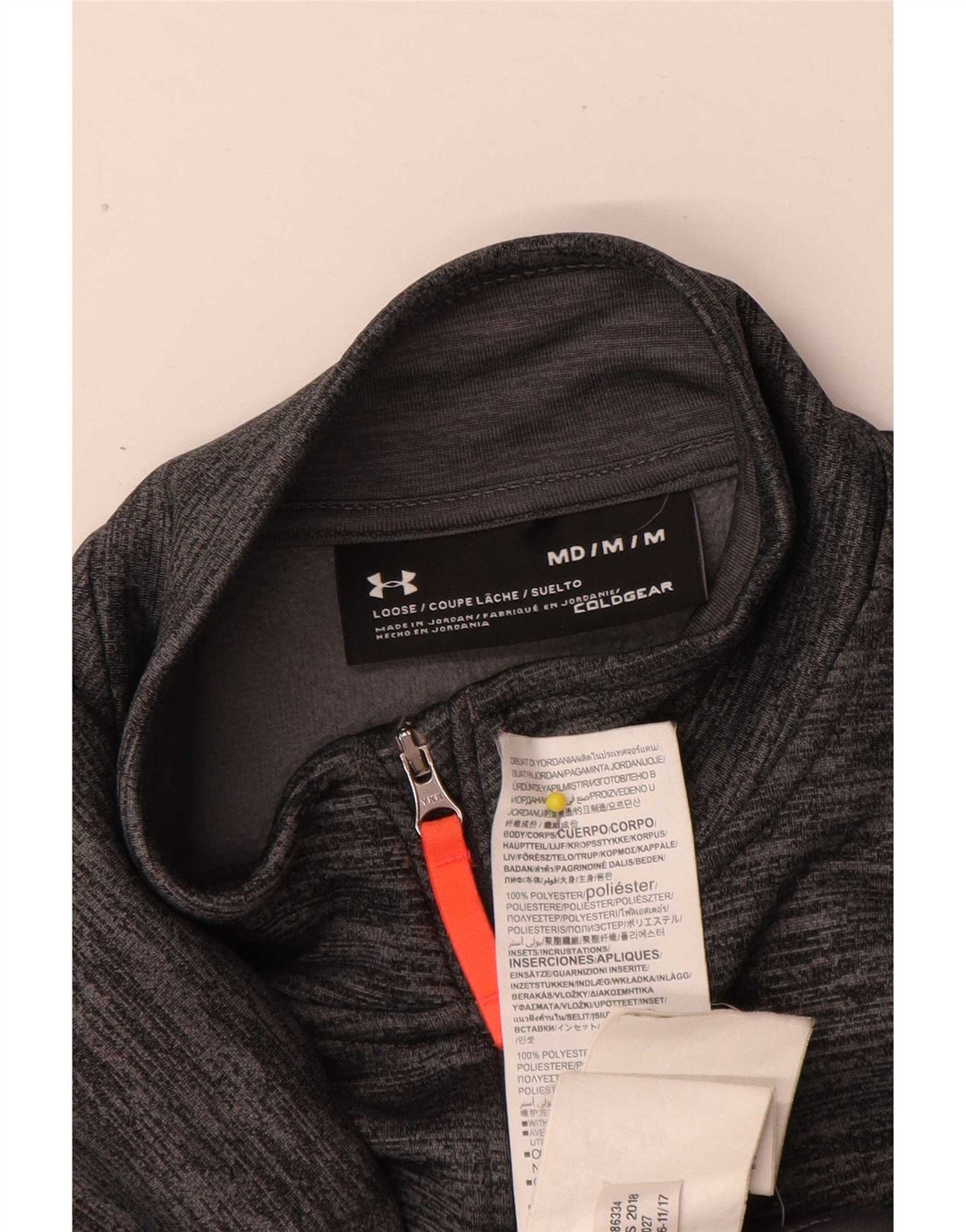 Ανδρική φόρμα πουλόβερ κρύου εξοπλισμού Under Armour Top Medium Grey Flecked