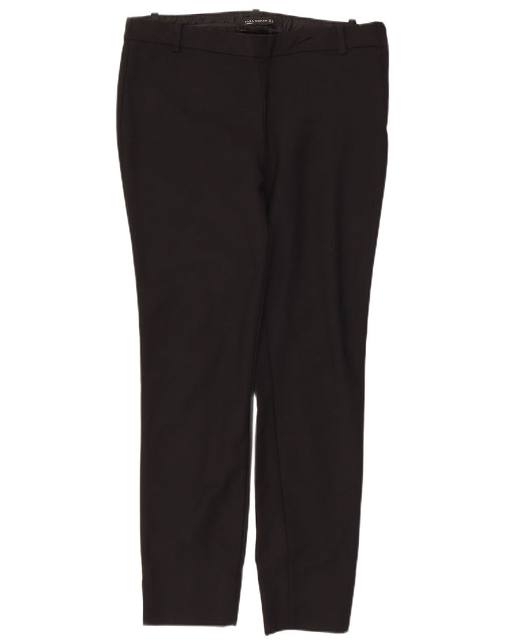 Zara Γυναικείο Slim Casual Παντελόνι Medium W32 L26 Μαύρο