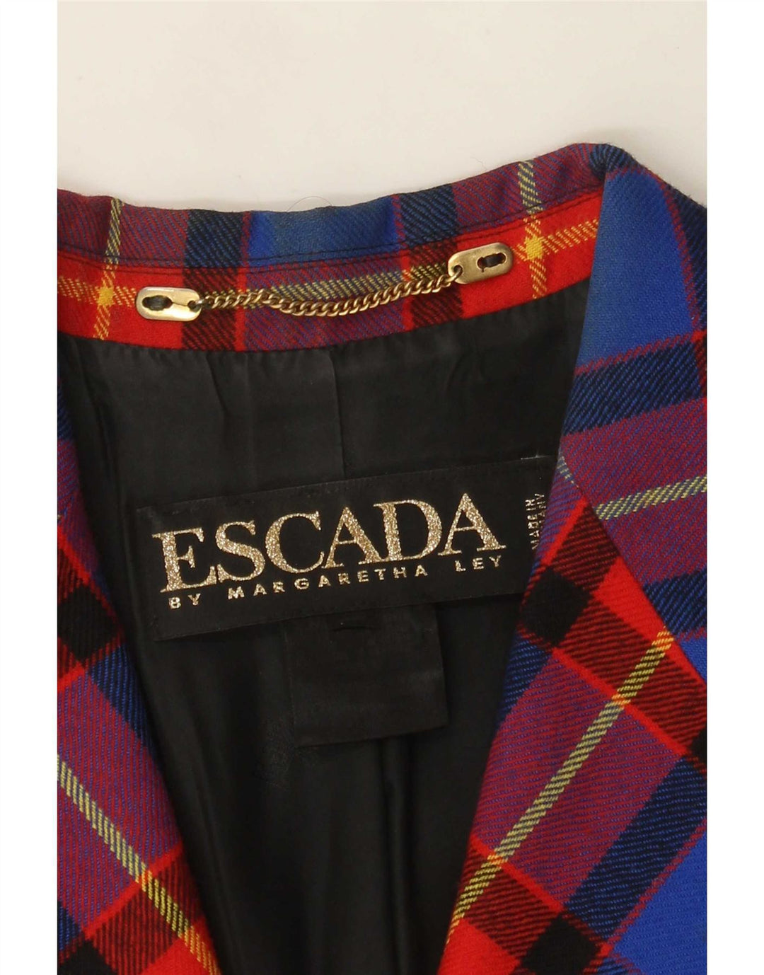 Escada Womens by Margaretha Ley Blazer Jacket UK 14 Medium Πολύχρωμο
