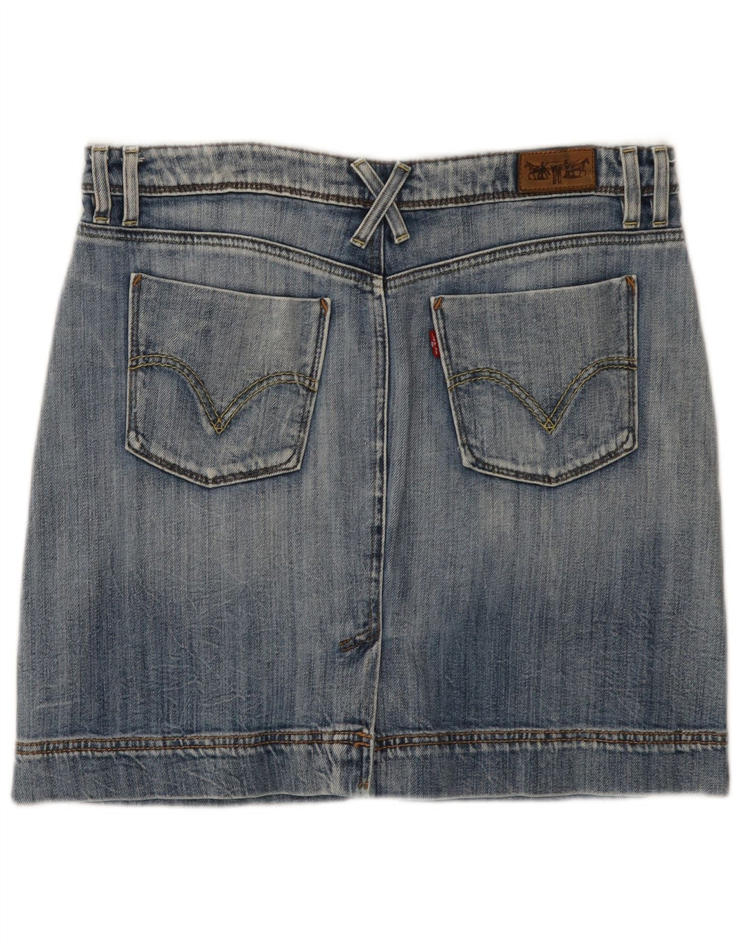 Γυναικεία Μίνι Τζιν Φούστα LEVI'S Μεγάλη W34 Μπλε Βαμβακερή