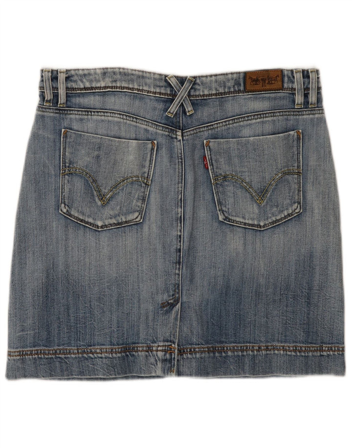 Γυναικεία Μίνι Τζιν Φούστα LEVI'S Μεγάλη W34 Μπλε Βαμβακερή