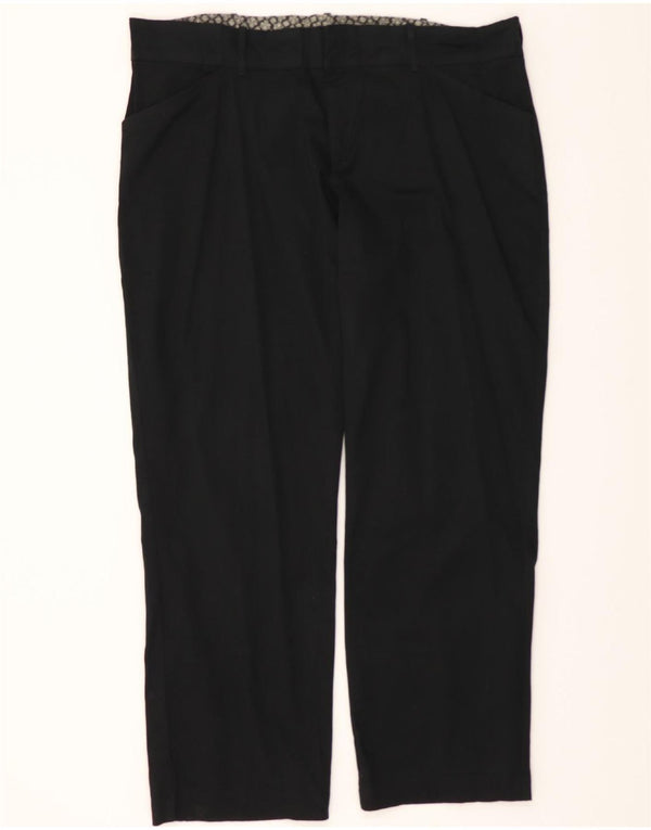 Γυναικείο ίσιο casual παντελόνι LEE Natural Fit US 22 3XL W44 L32 Μαύρο