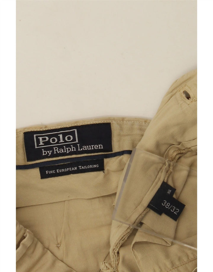 POLO RALPH LAUREN Ανδρικό ίσιο παντελόνι Chino W38 L32 Μπεζ βαμβακερό