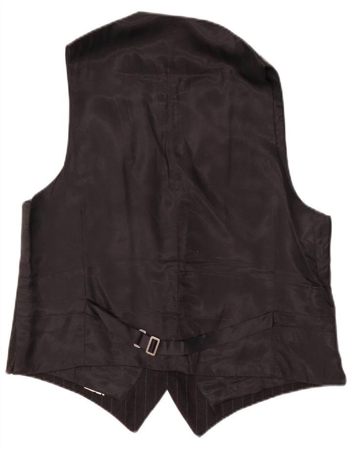 Vintage Ανδρικό Γιλέκο Μικρό Μαύρο Ριγέ