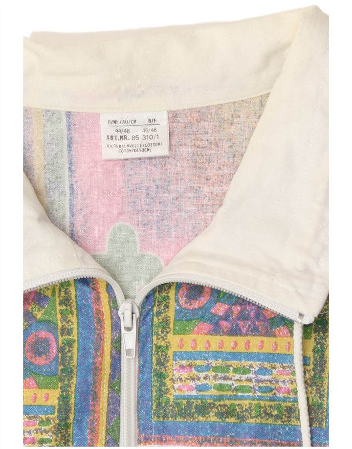 Ανδρική φόρμα Vintage Abstract Pattern Top Jacket EU 44/46 Small White