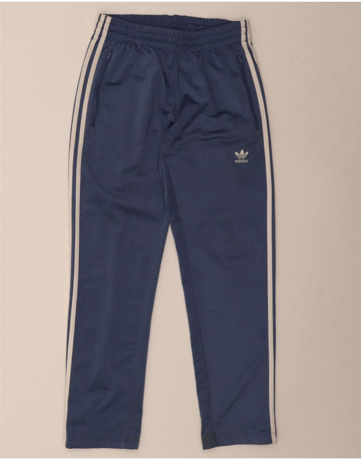 Ανδρική αθλητική φόρμα Adidas Παντελόνι μεσαίου μπλε πολυεστέρα