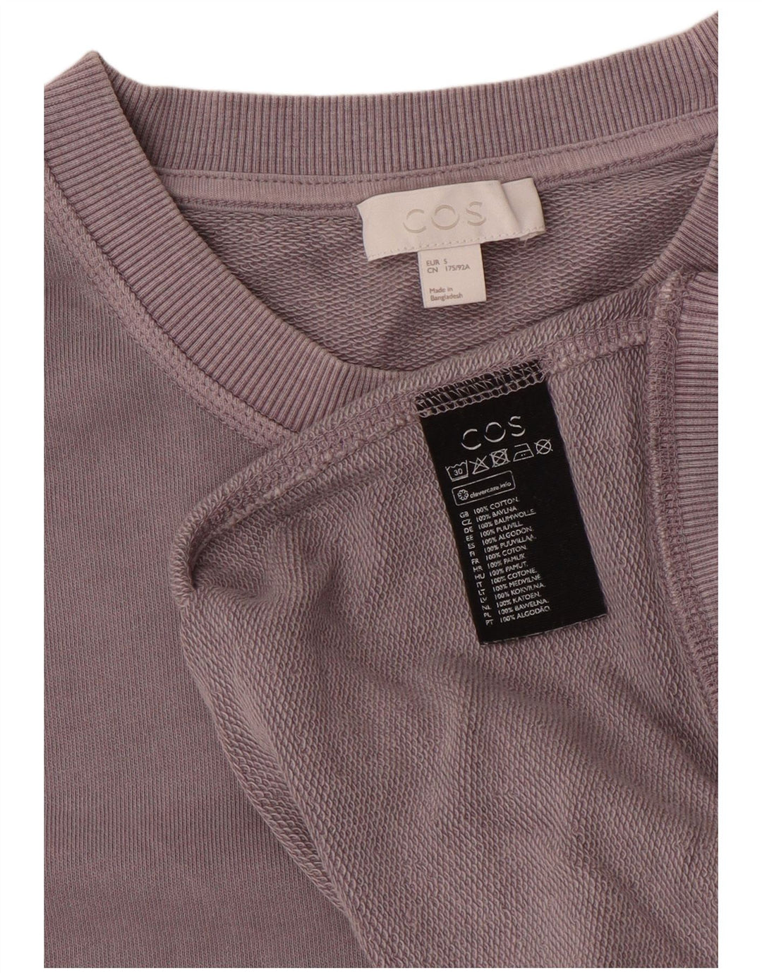 Ανδρικό φούτερ Cos Jumper Μικρό Μωβ Βαμβακερό