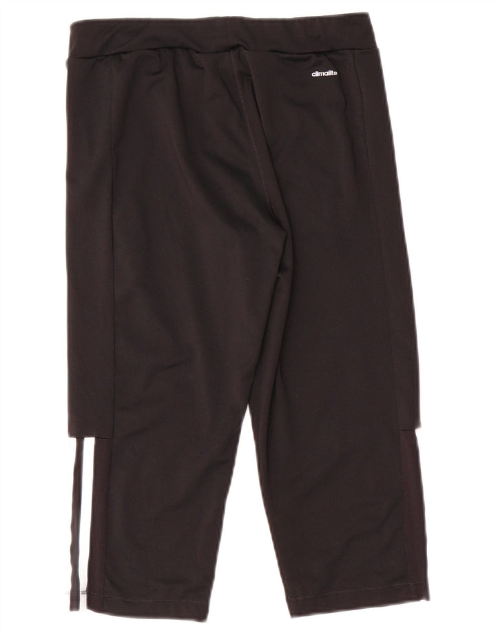 Παντελόνι αθλητικής φόρμας Adidas Boys Climalite Capri 13-14 ετών μαύρο πολυεστέρα