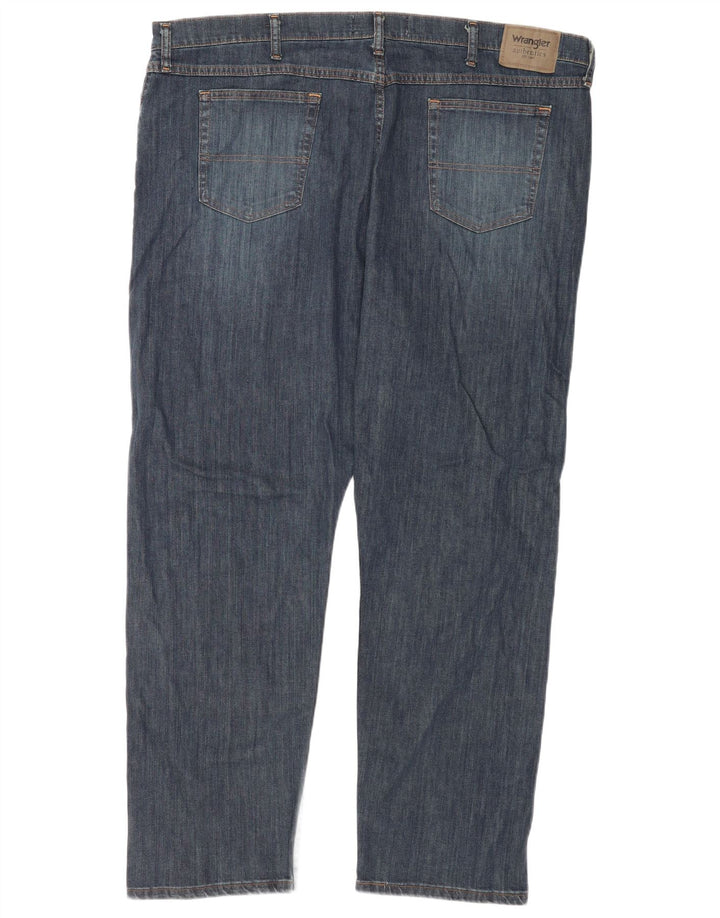 Ανδρικό τζιν Wrangler ίσιο W46 L32 Μπλε βαμβακερό
