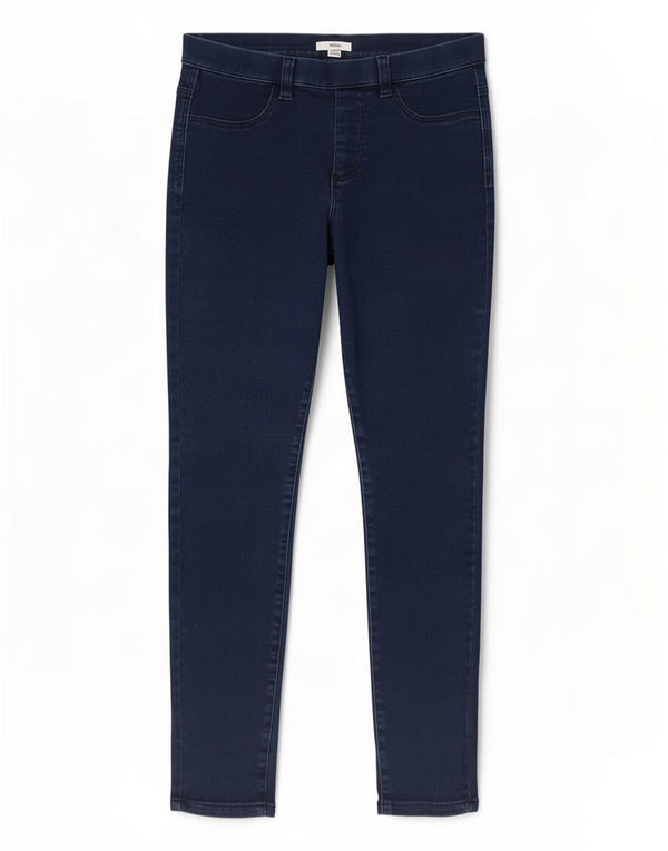 M&Co Γυναικεία Skinny Jeans Mauritius UK 12 Medium W30 L26 Blue Cotton