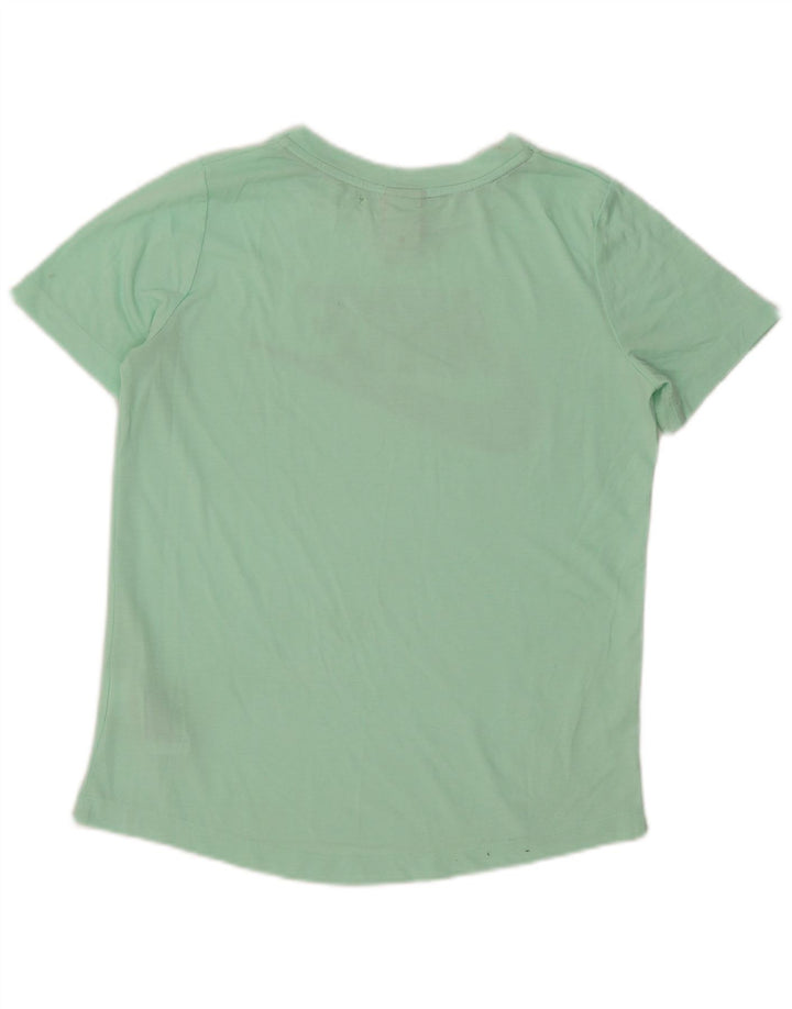 Γυναικείο γραφικό μπλουζάκι Nike τοπ UK 10 Small Green Polyester