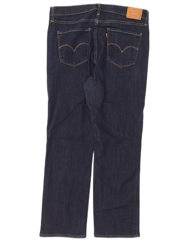 Γυναικείο ίσιο τζιν Levi's W31 L26 Navy Blue Lyocell