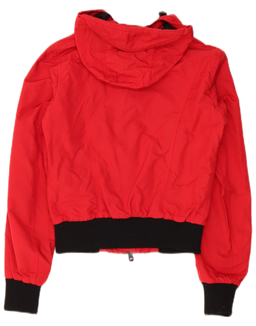 Γυναικείο μπουφάν REFRIGIWEAR Crop Hooded Bomber UK 12 Medium Red Polyamide