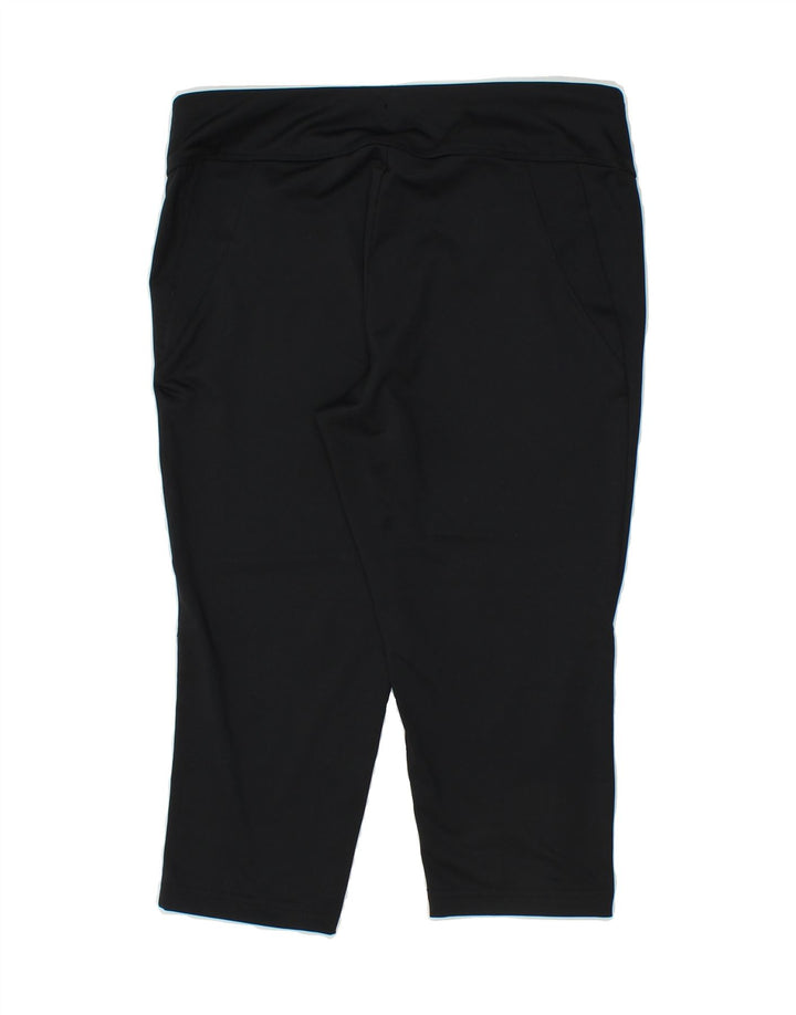 CHAMPION Womens Capri Leggings UK 8 Small Black Polyester Vintage Champion and Second-Hand Champion from Messina Hembry 