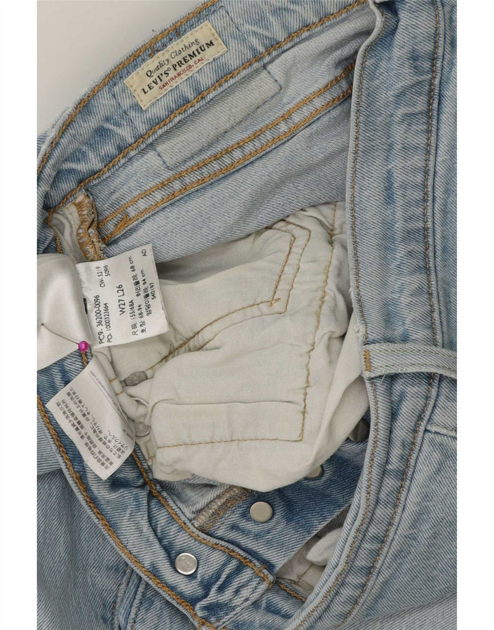 Γυναικείο τζιν ίσιο Levi's W27 L26 Μπλε βαμβακερό