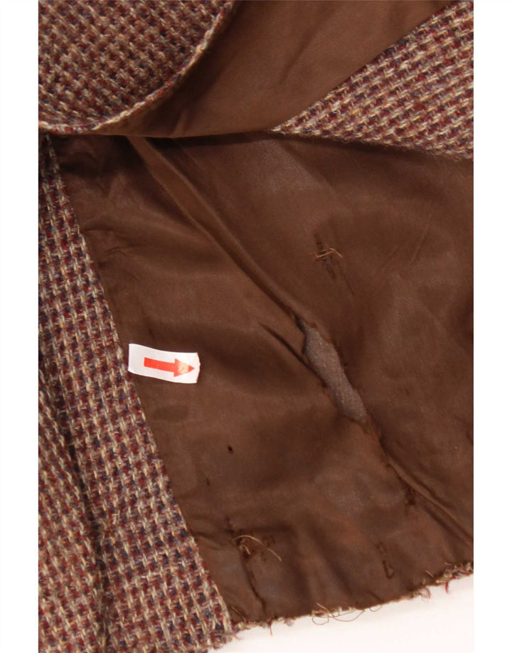 Ανδρικό μπουφάν Harris Tweed 2 Button Blazer UK 36 Small Brown Houndstooth