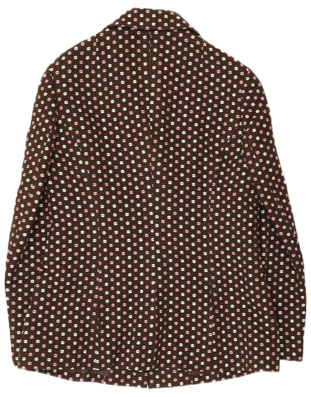 Vintage γυναικείο σετ 3 κουμπιών 2 τεμαχίων IT 48 XL καφέ πουά
