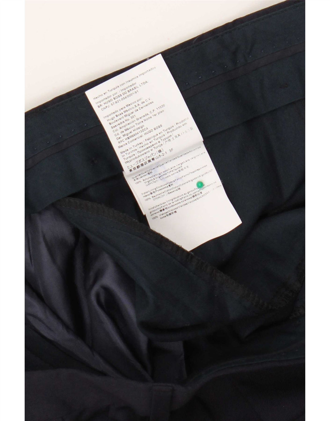 Παντελόνι Hugo Boss Ανδρικό Slim Suit Παντελόνι W36 L30 Navy Blue Wool