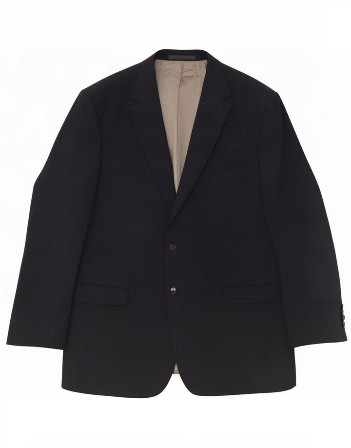 Marks & Spencer Ανδρικό σακάκι σακάκι με 2 κουμπιά UK 48 2XL γκρι μαλλί