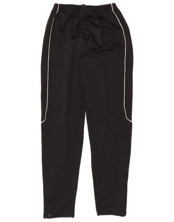 ADIDAS Boys Climalite Tracksuit Trousers 15-16 Years  Black Polyester