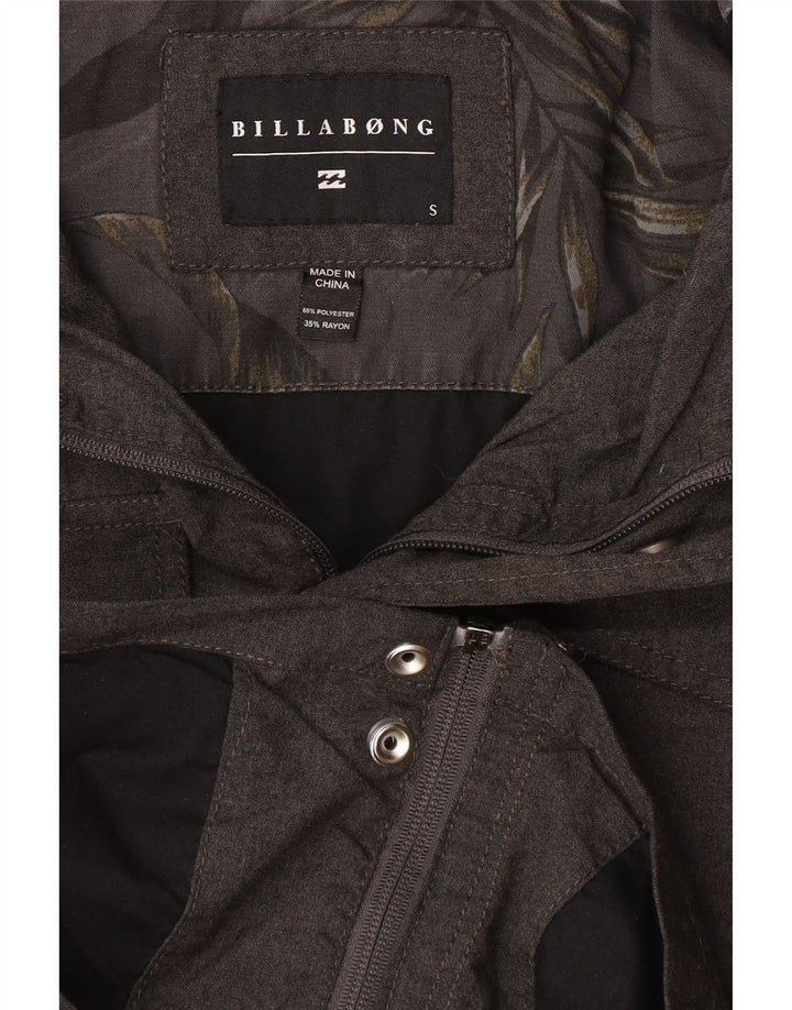 Billabong Ανδρικό κουκούλα Utility Jacket UK 36 Small Grey Polyester