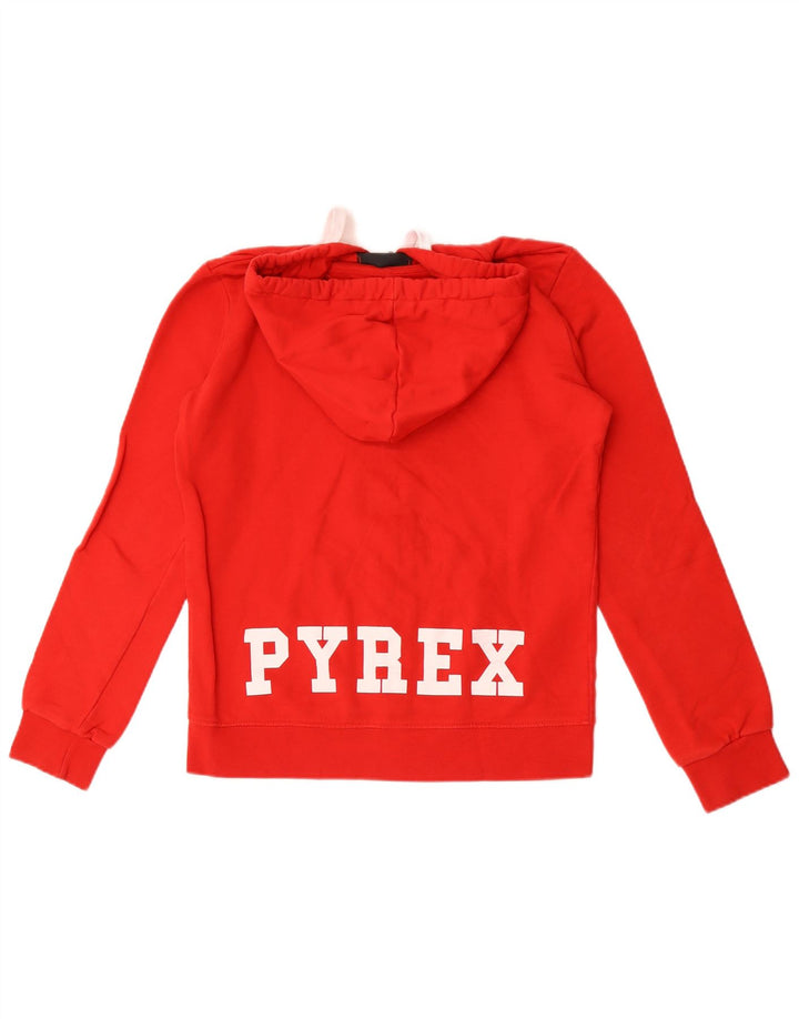 Pyrex Γυναικείο πουλόβερ με κουκούλα με φερμουάρ UK 14 μεσαίο βαμβακερό