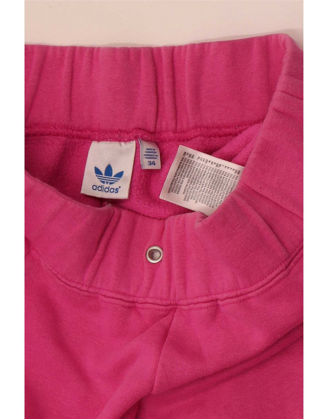 Γυναικεία αθλητική φόρμα Adidas Παντελόνι EU 34 Μικρό Ροζ Βαμβακερό