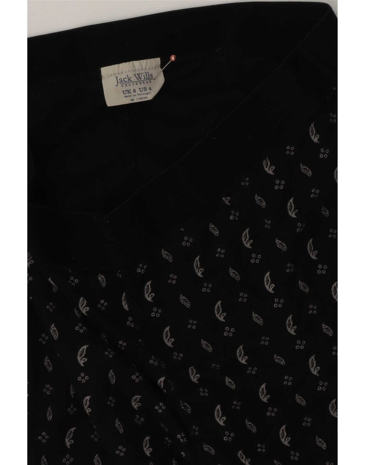 Γυναικείο κολάν με αφηρημένο σχέδιο Jack Wills UK 8 Small Black