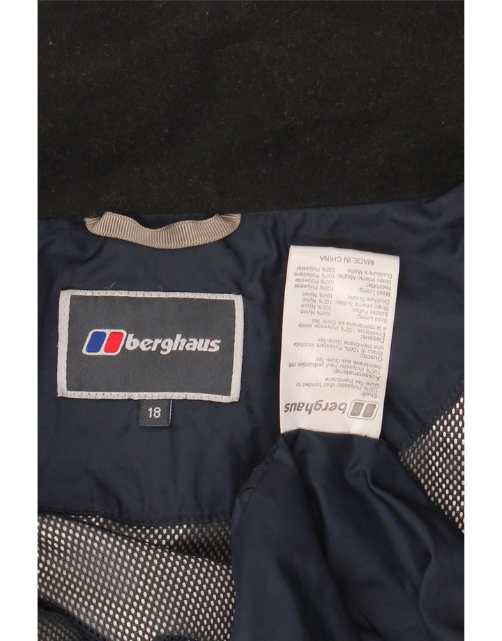 Berghaus Γυναικείο μπουφάν βροχής με κουκούλα UK 18 XL Μπλε