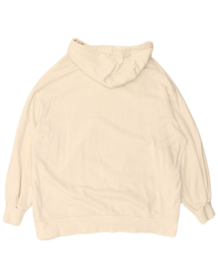 PUMA Γυναικείο Hoodie Jumper UK 14 Μεσαίο λευκό βαμβακερό