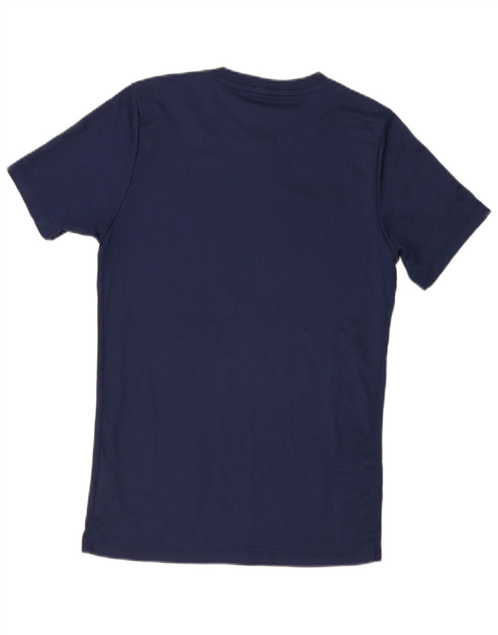 Ανδρικό μπλουζάκι Nike Dri Fit Small Small Navy Blue Polyester