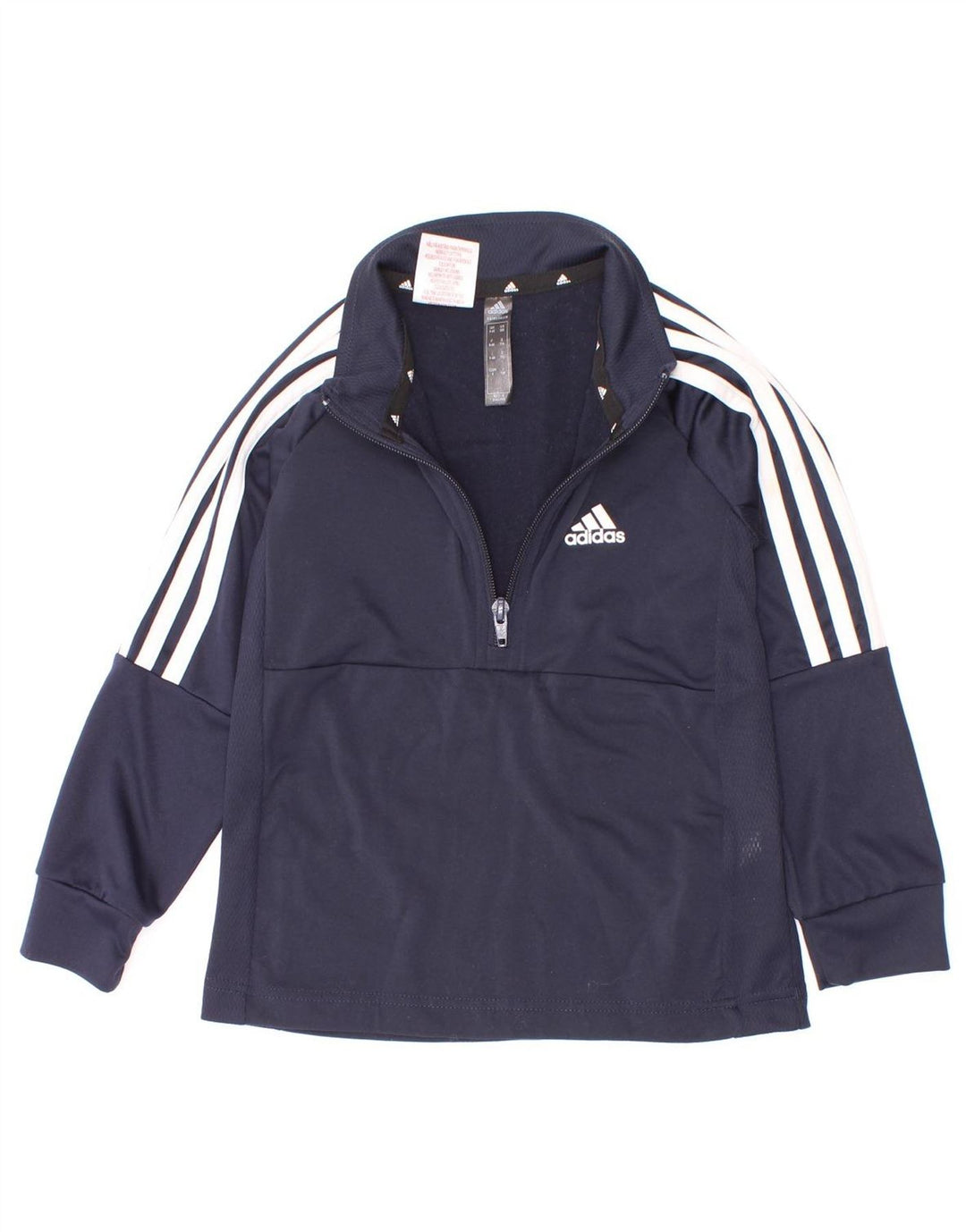 Adidas Boys Aeroready φόρμα πουλόβερ με φερμουάρ 5-6 ετών Navy Blue