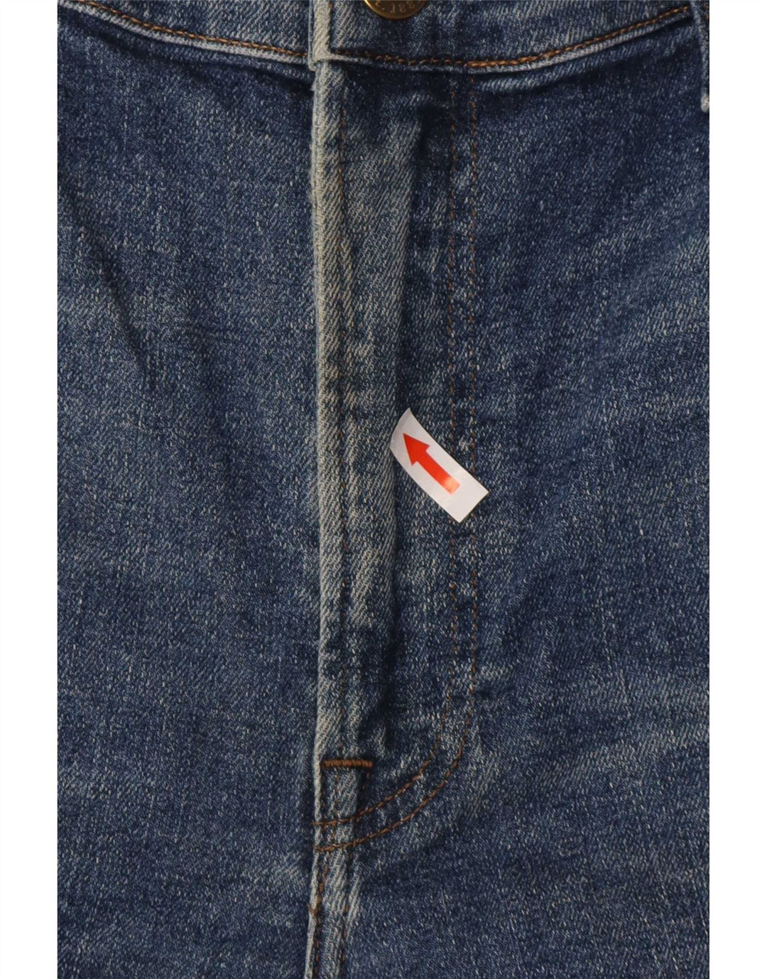 Lee Mens Rider Cropped Jeans W38 L34 Blue Cotton