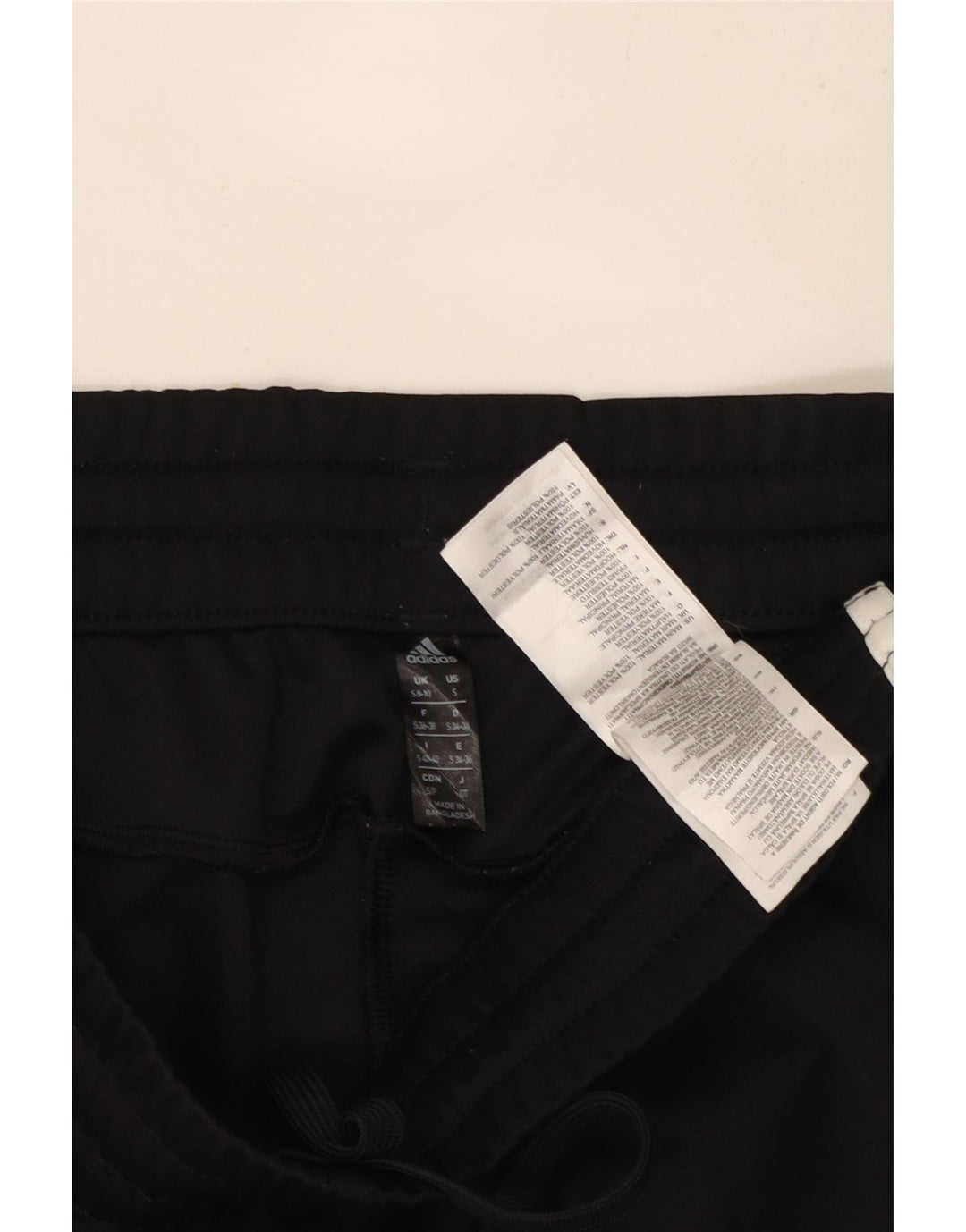 Γυναικεία αθλητική φόρμα ADIDAS Παντελόνι UK 8/10 Small Black Polyester