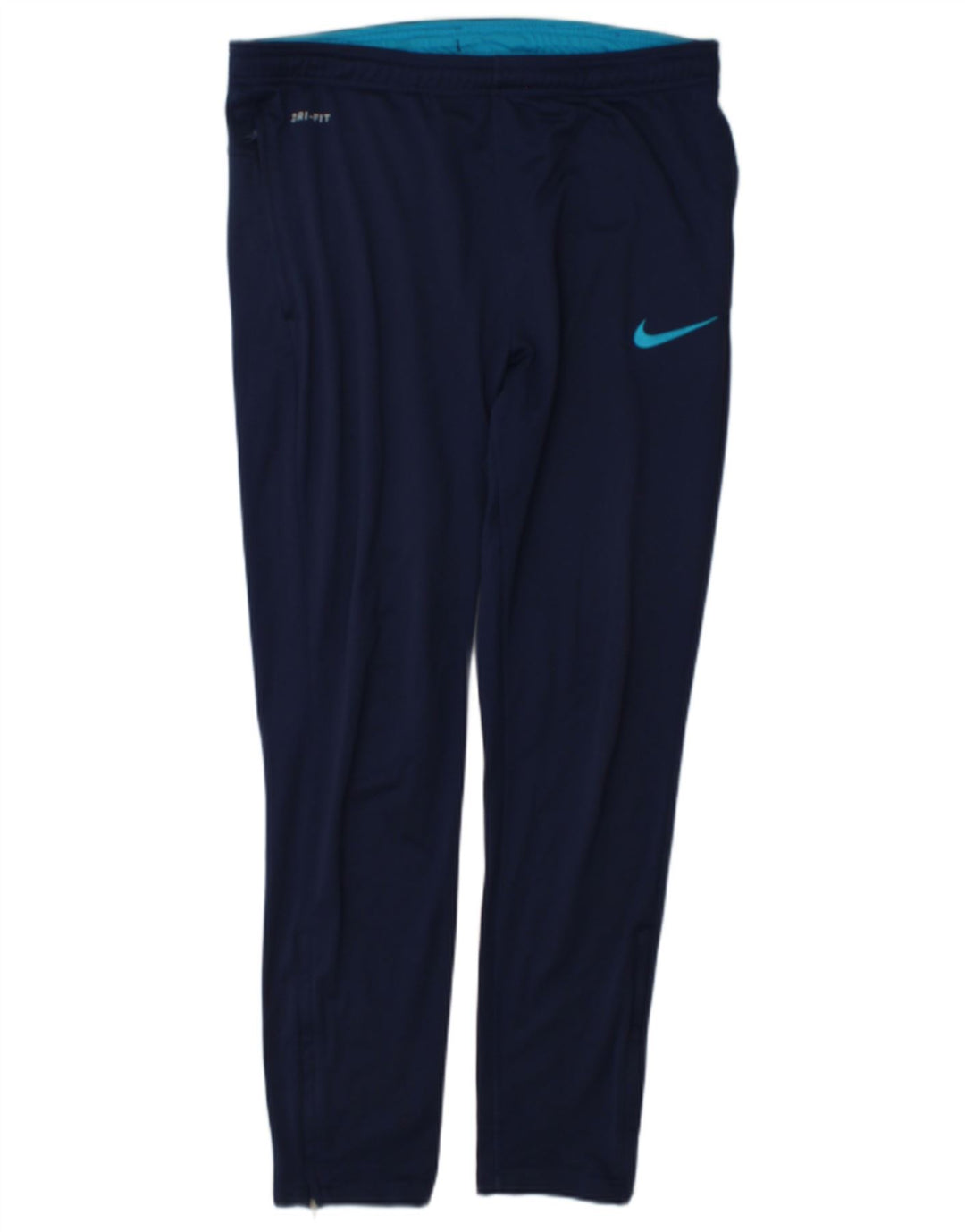 Ανδρικές φόρμες Nike Dri Fit Παντελόνια μεσαίου μπλε ναυτικού πολυεστέρα