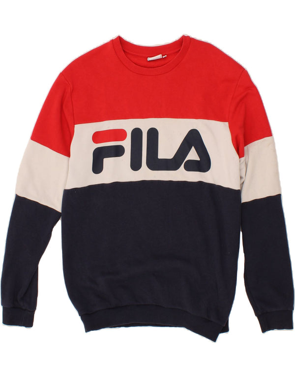 Ανδρικό γραφικό φούτερ FILA Jumper Medium πολύχρωμο Colourblock