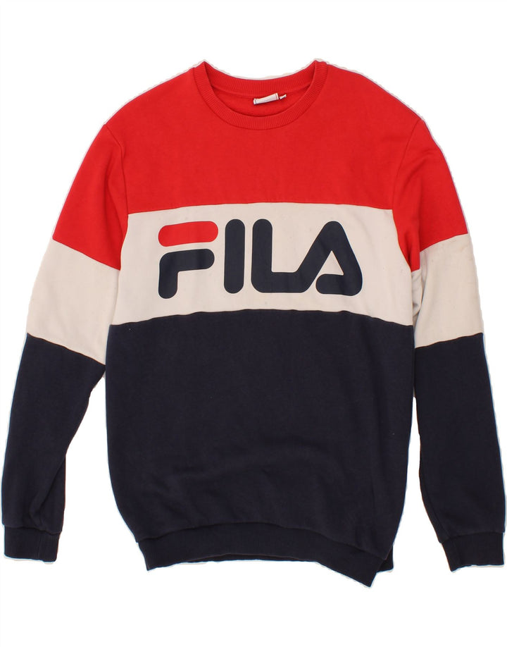 Ανδρικό γραφικό φούτερ FILA Jumper Medium πολύχρωμο Colourblock