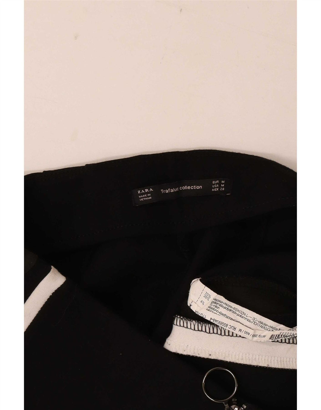 Γυναικεία αθλητική φόρμα Zara Παντελόνι UK 12 μεσαίο μαύρο χρώμα, βισκόζη
