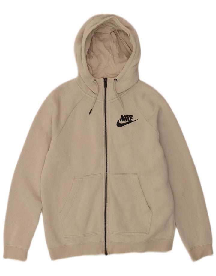 Γυναικείο πουλόβερ Nike με φερμουάρ UK 14 Medium White