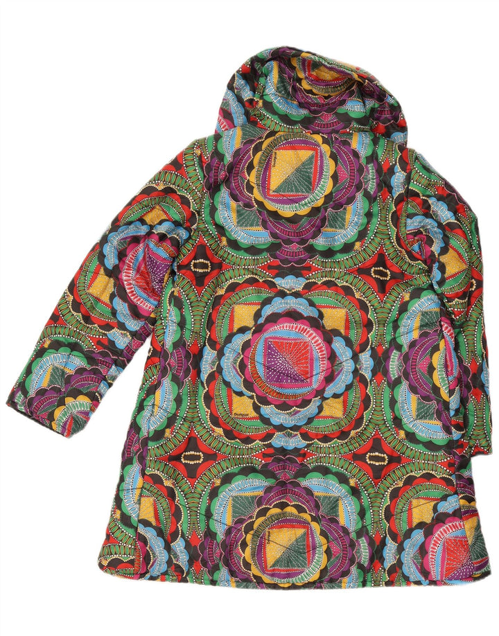 Γυναικείο μπουφάν Desigual UK 10 Μικρό Πολύχρωμο Γεωμετρικό Πολυεστέρα