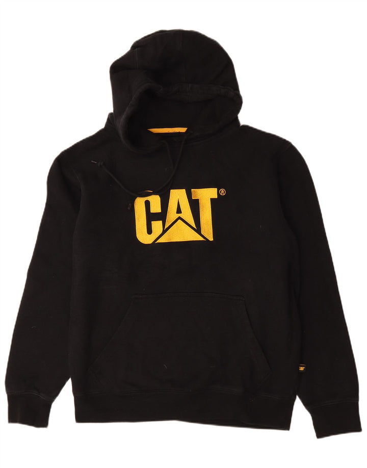 Caterpillar Ανδρικό γραφικό κουκούλα, μεσαίο μαύρο βαμβακερό