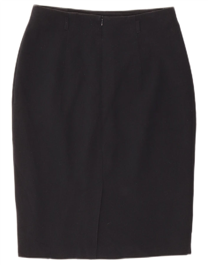 Marks & Spencer Γυναικεία Pencil Φούστα UK 10 Small W27 Navy Blue Polyester